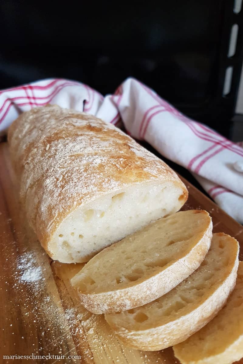 Fluffiges Ciabatta Wie In Italien Maria Es Schmeckt Mir