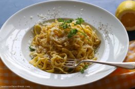 pasta mit zitronensauce